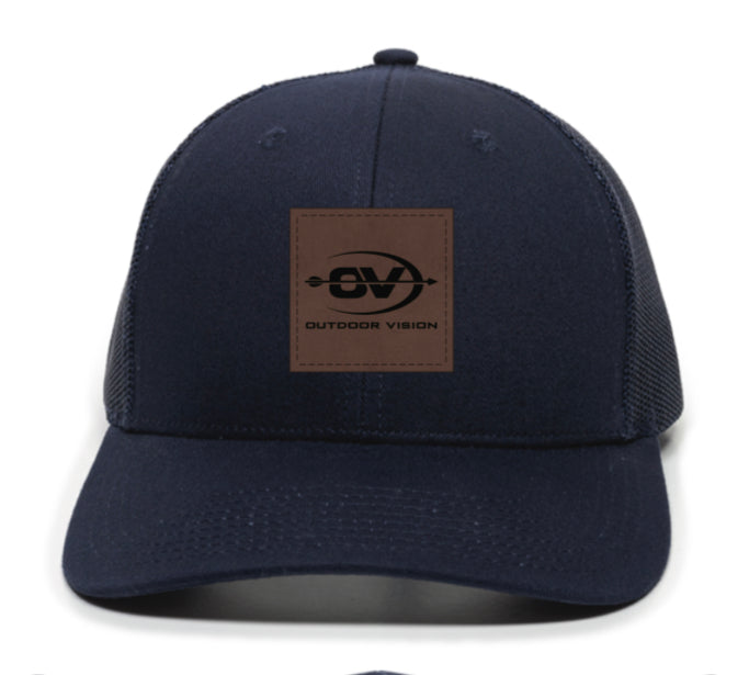 OV LEATHER PATCH CAP