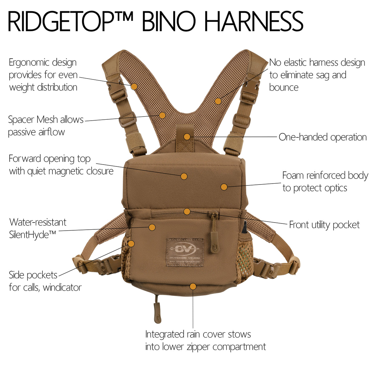RIDGETOP™ BINO HARNESS